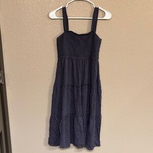 Dark Blue Sleeveless Dress